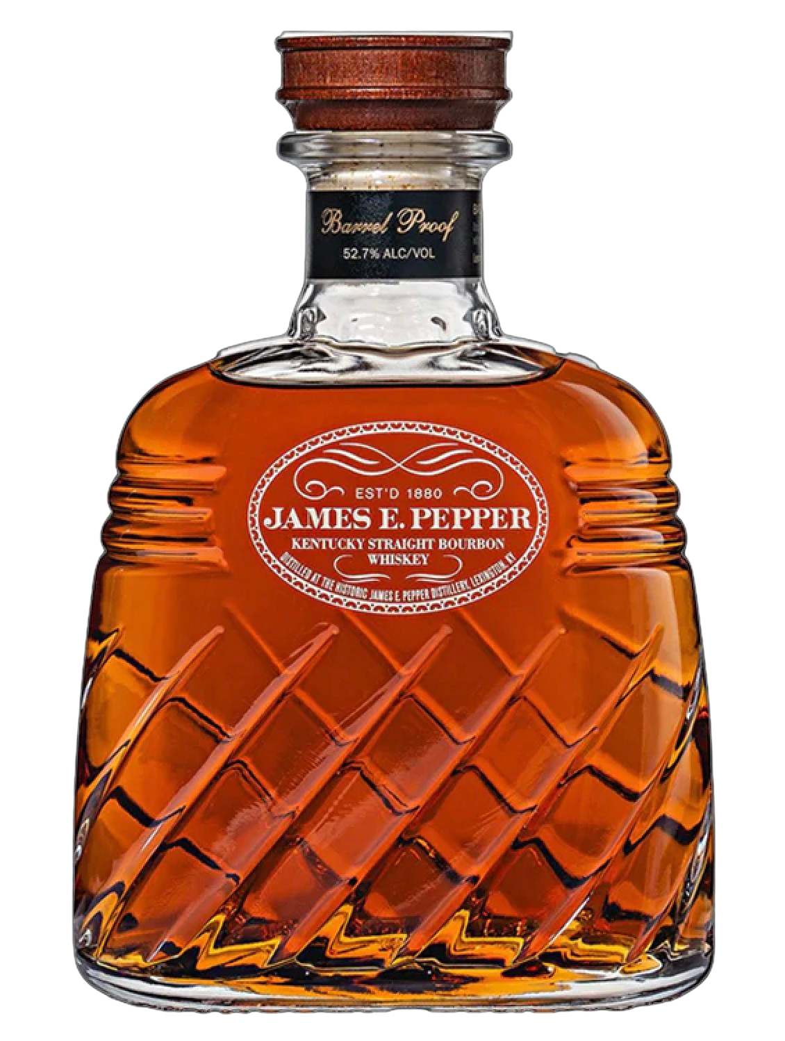 James E. Pepper Bourbon Decanter